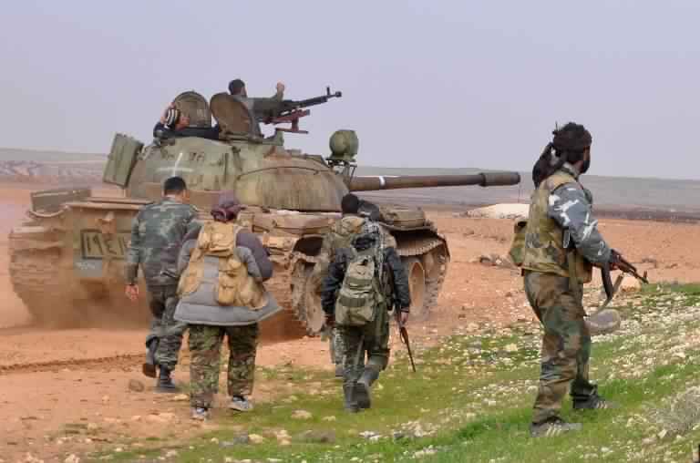 دام برس : الجيش يواصل استهداف مواقع الإرهابيين في رفي إدلب الجنوبي وحلب الغربي ويفرض الهدوء شمال سهل الغاب