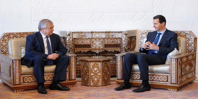دام برس : الرئيس الأسد: ضرورة العمل للتغلب على العوائق التي تحول دون تنفيذ ما تم الاتفاق عليه حول إدلب