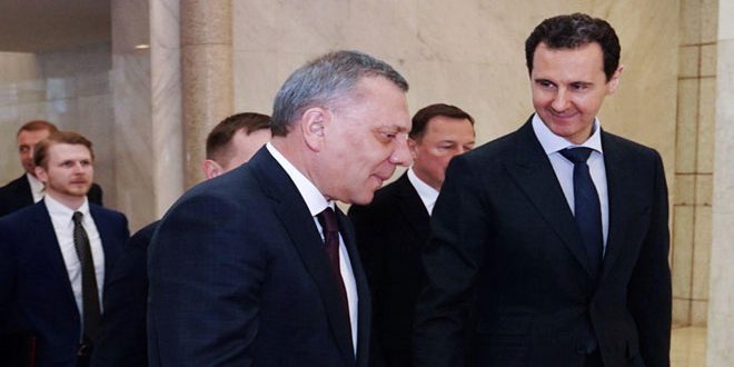 دام برس : دام برس | الرئيس الأسد يبحث مع بوريسوف التعاون القائم بين سورية وروسيا والاتفاقيات الثنائية الموقعة