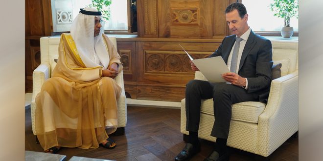 دام برس : دام برس | الرئيس الأسد يتلقى دعوة من الشيخ محمد بن زايد لحضور مؤتمر الأطراف للمناخ