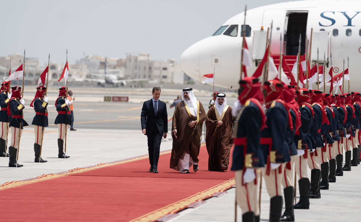 دام برس : دام برس | الرئيس الأسد يصل المنامة للمشاركة في أعمال القمة العربية بدورتها الثالثة والثلاثين