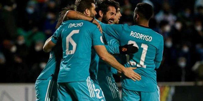 دام برس : دام برس | ريال مدريد يفوز على ديبورتيفو ألكويانو في بطولة كأس ملك إسبانيا لكرة القدم