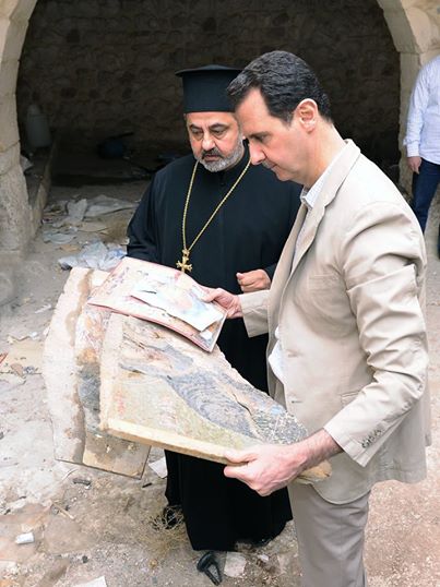 دام برس : أوباما : الأسد حمى المسيحيين في سورية