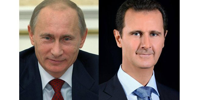 دام برس : دام برس | بوتين يهنئ الأسد بمناسبة العام الجديد: روسيا ستساعد في استقرار الوضع السوري