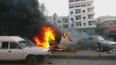 دام برس : دام برس | استشهاد أكثر من 19 مواطناً بتفجيرين إرهابيين في حمص