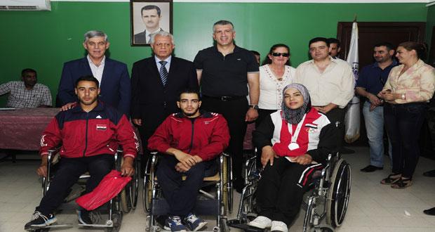 دام برس : دام برس | جامعة دمشق تكرم ثلاثاً من ذوي الاحتياجات الخاصة