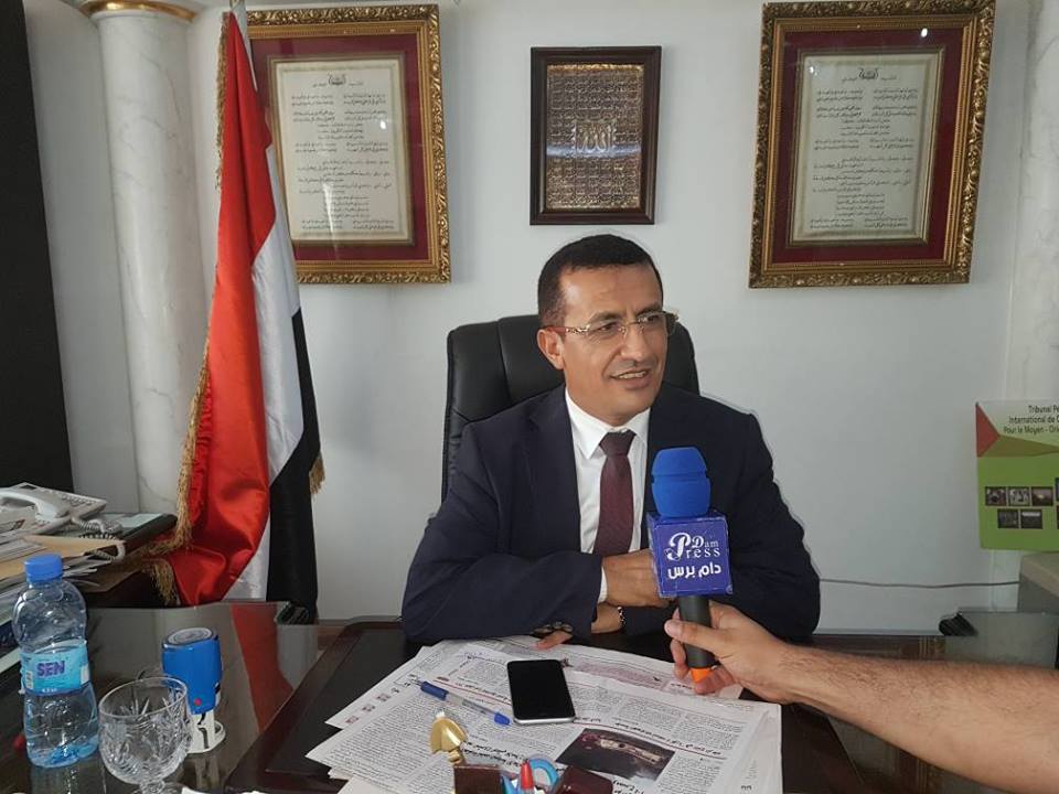 دام برس : دام برس | الأستاذ نايف القانص السفير اليمني بدمشق في حوار خاص لدام برس