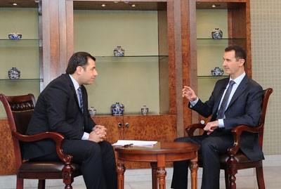دام برس : دام برس | الرئيس الأسد في حديث لتلفزيون الدنيا : أنا موجود بالقصر الجمهوري بدمشق ..وهروب الخونة هو عملية تنظيف للوطن ..ولن نعود إلى الوراء بسبب جهل بعض المسؤولين الأتراك