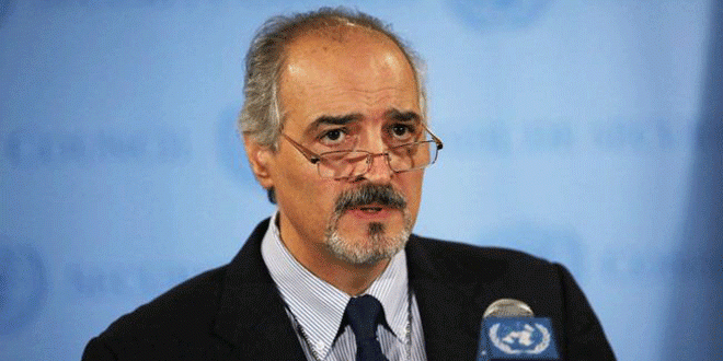 دام برس : دام برس | الدكتور بشار الجعفري يبعث برسالة إلى اللجنة الشعبية الفلسطينية للتضامن مع سورية